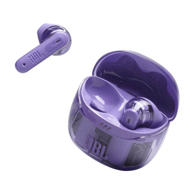 JBL Tune Flex 2 Ghost Edition - Ghost Mauve - True Wireless Noise Cancelling Earbuds - Detailshot 2 image number null